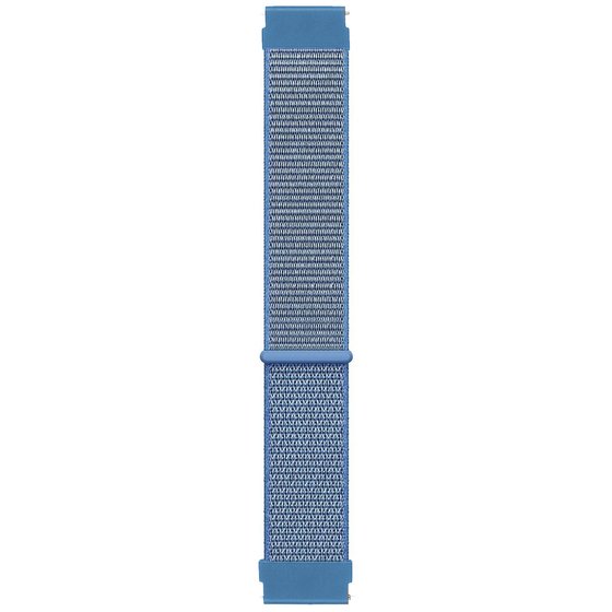 Microsonic Samsung Galaxy Watch FE Hasırlı Kordon Woven Sport Loop Mavi