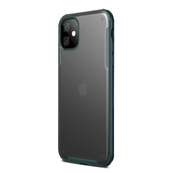 Microsonic Apple iPhone 11 (6.1'') Kılıf Frosted Frame Yeşil