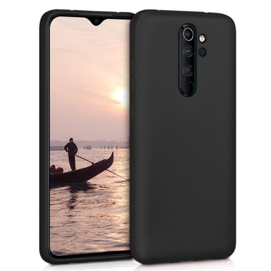 Microsonic Matte Silicone Xiaomi Redmi Note 8 Pro Kılıf Siyah