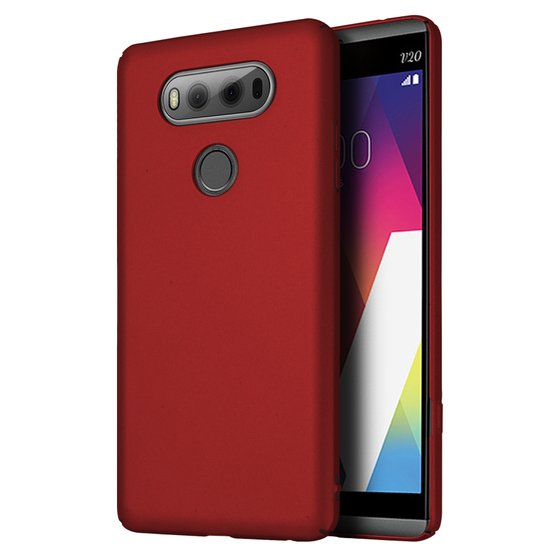 Microsonic LG V20 Kılıf Premium Slim Kırmızı