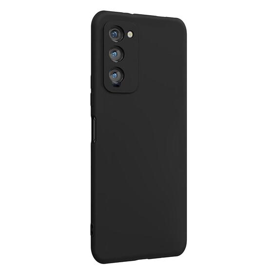 Microsonic Matte Silicone TECNO Camon 18P Kılıf Siyah