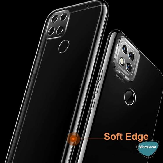 Microsonic Xiaomi Redmi 9C Kılıf Transparent Soft Beyaz