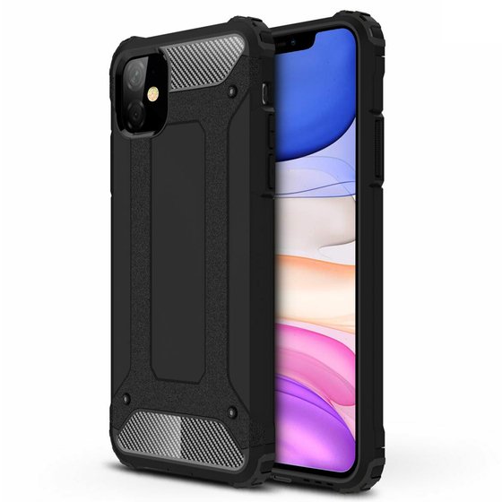 Microsonic Apple iPhone 11 (6.1'') Kılıf Rugged Armor Siyah