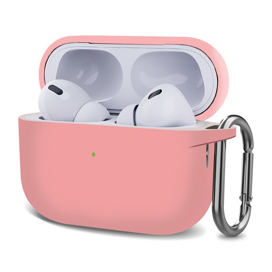 Microsonic AirPods Pro 2.Nesil Kılıf Askılı Mat Silikon Pembe