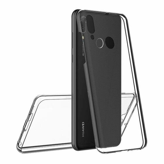 Microsonic Huawei Y7 2019 Kılıf 6 tarafı tam full koruma 360 Clear Soft Şeffaf