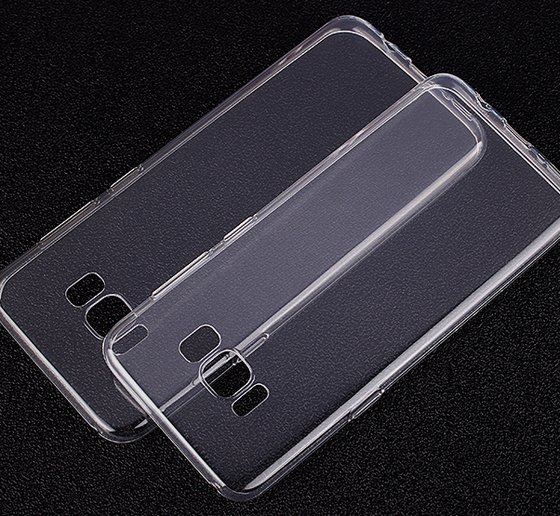 Microsonic Samsung Galaxy S8 Kılıf Transparent Soft Mavi