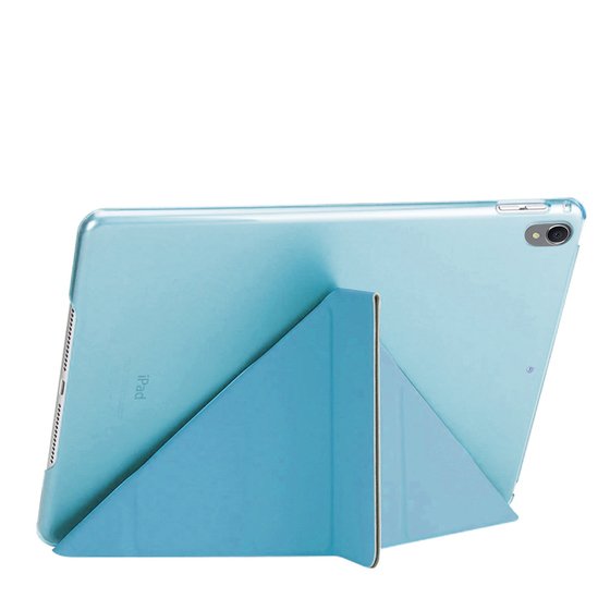 Microsonic Apple iPad Pro 10.5'' (A1701-A1709-A1852) Folding Origami Design Kılıf Turkuaz