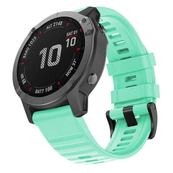 Microsonic Garmin Fenix 5X Kordon Quick Fit Strap Band Mint