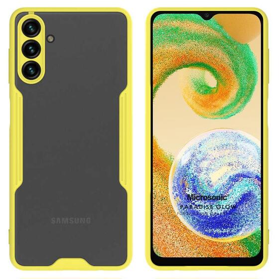 Microsonic Samsung Galaxy A04S Kılıf Paradise Glow Sarı