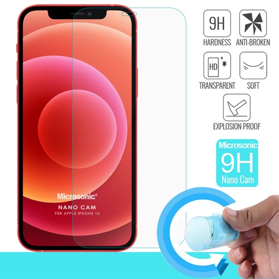 Microsonic Apple iPhone 12 Nano Glass Screen Protector