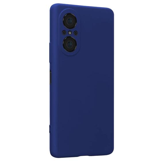 Microsonic Matte Silicone Huawei Nova 9 SE Kılıf Lacivert