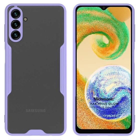 Microsonic Samsung Galaxy A04S Kılıf Paradise Glow Lila