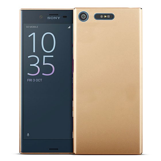 Microsonic Sony Xperia XZ1 Kılıf Premium Slim Gold