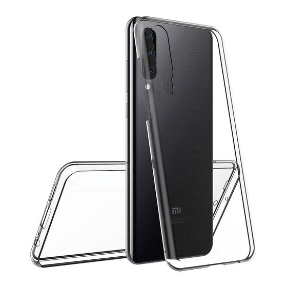 Microsonic Xiaomi Mi 9 Kılıf 6 tarafı tam full koruma 360 Clear Soft Şeffaf