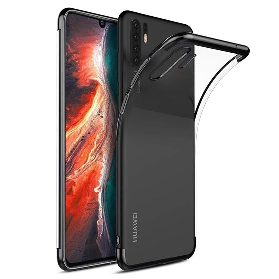 Microsonic Huawei P30 Pro Kılıf Skyfall Transparent Clear Siyah