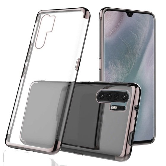 Microsonic Huawei P30 Pro Kılıf Skyfall Transparent Clear Siyah