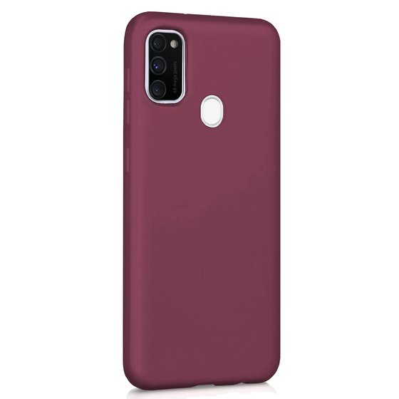 Microsonic Matte Silicone Samsung Galaxy M30s Kılıf Mor