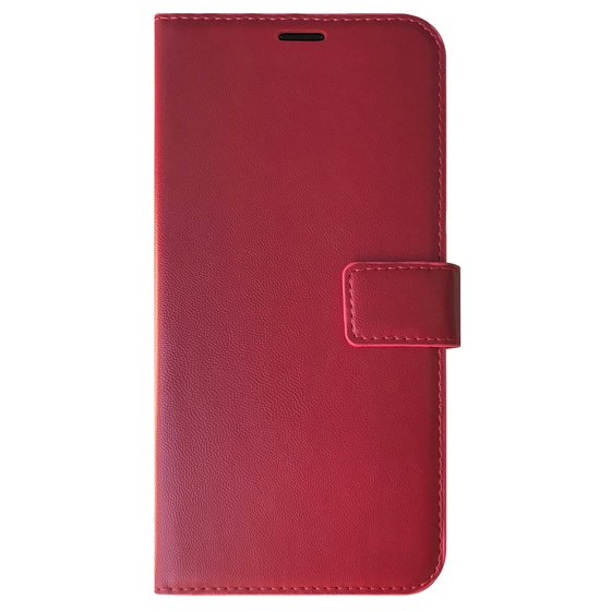 Microsonic Xiaomi Redmi A4 Kılıf Delux Leather Wallet Kırmızı