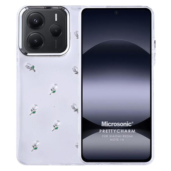 Microsonic Xiaomi Redmi Note 14 4G Kılıf PrettyCharm Tulip