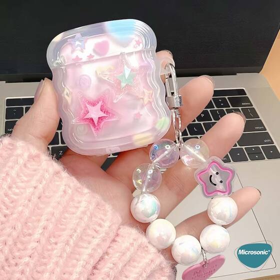 Microsonic AirPods Pro 2.Nesil Kılıf Figure Series ShiningStar Pembe