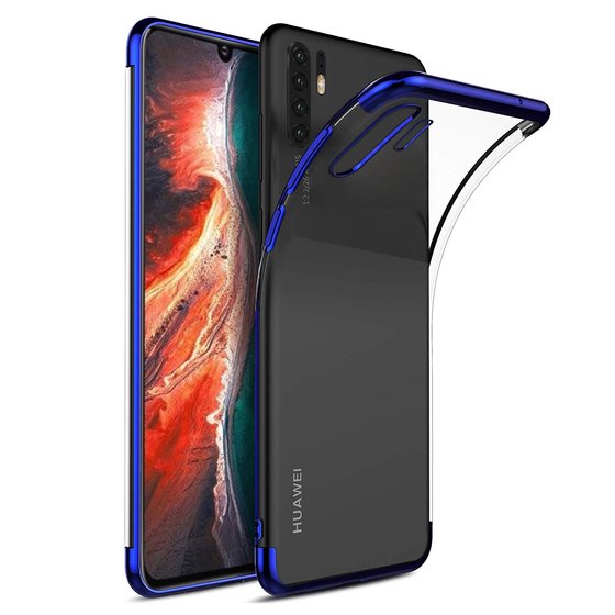 Microsonic Huawei P30 Pro Kılıf Skyfall Transparent Clear Mavi