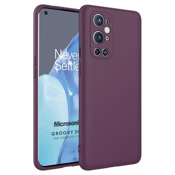 Microsonic OnePlus 9 Pro Kılıf Groovy Soft Mor