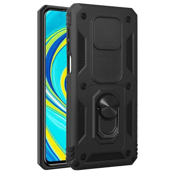 Microsonic Xiaomi Redmi Note 9s Kılıf Impact Resistant Siyah