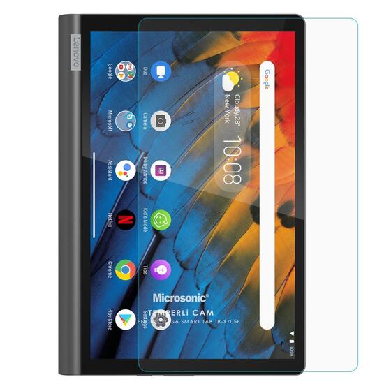 Microsonic Lenovo Yoga Smart TAB TB-X705F Tempered Glass Cam Ekran Koruyucu