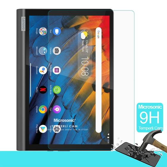 Microsonic Lenovo Yoga Smart TAB TB-X705F Tempered Glass Cam Ekran Koruyucu