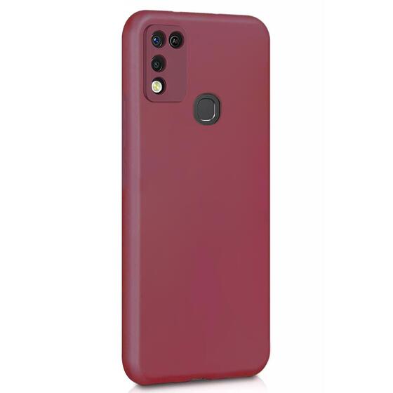 Microsonic Matte Silicone Infinix Hot 10 Play Kılıf Mor