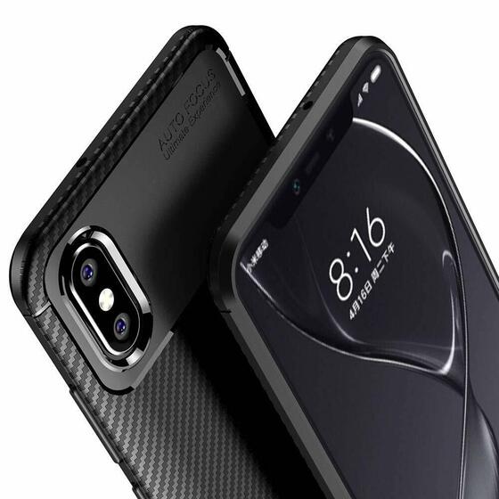 Microsonic Xiaomi Mi 8 Pro Kılıf Legion Series Kahverengi