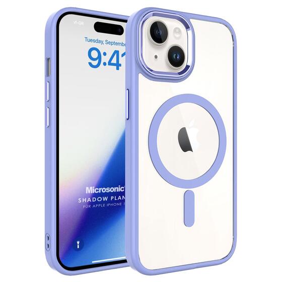 Microsonic Apple iPhone 15 Plus Kılıf Shadow Planet Lila