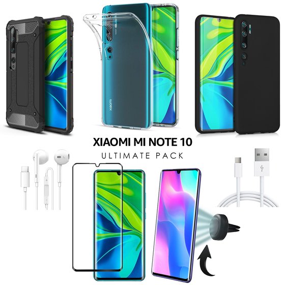 Microsonic Xiaomi Mi Note 10 Kılıf & Aksesuar Seti