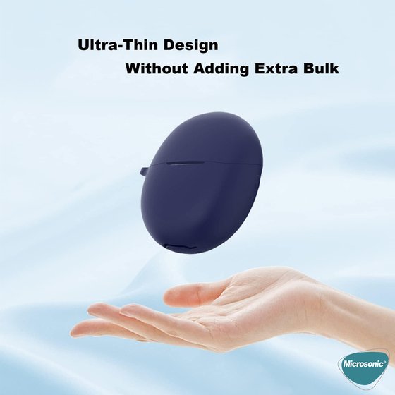 Microsonic Huawei FreeBuds 6 Mat Silikon Kılıf Siyah