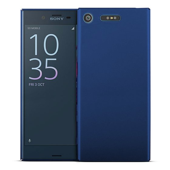 Microsonic Sony Xperia XZ1 Kılıf Premium Slim Lacivert