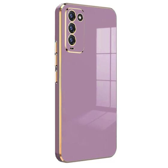 Microsonic TECNO Camon 18 Premier Kılıf Olive Plated Lila