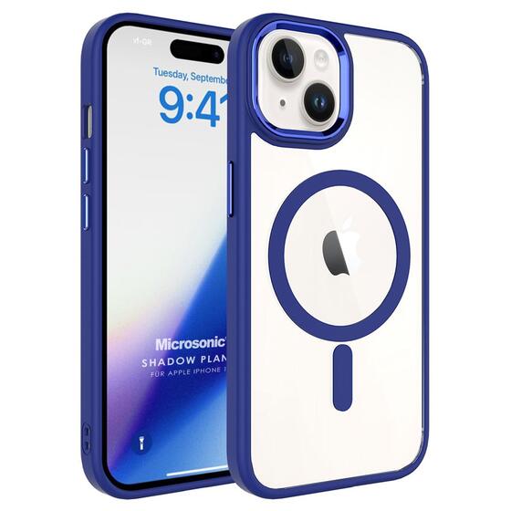 Microsonic Apple iPhone 15 Plus Kılıf Shadow Planet Lacivert