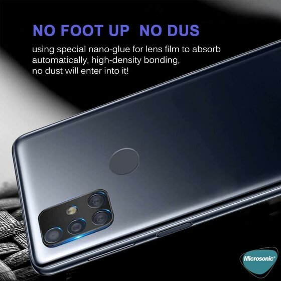 Microsonic OnePlus Nord N10 5G Kamera Lens Koruma Camı V2 Siyah