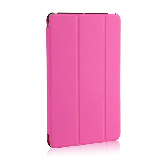 Microsonic Apple iPad Pro 12.9'' 2021 5. Nesil Kılıf (A2378-A2461-A2379-A2462) Slim Translucent Back Smart Cover Pembe