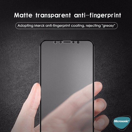 Microsonic Apple iPhone 11 Seramik Matte Flexible Ekran Koruyucu Siyah