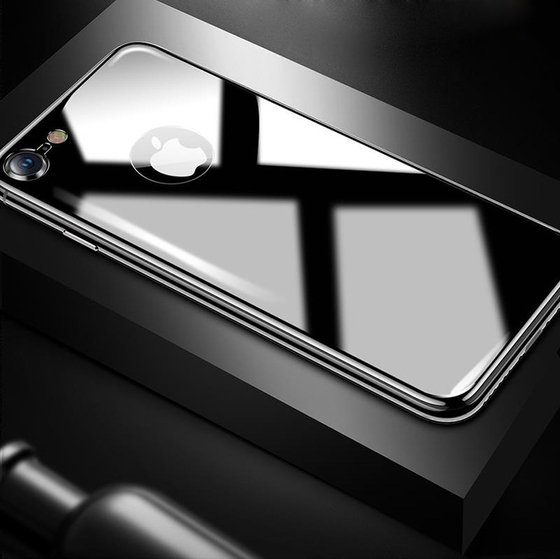 Microsonic Apple iPhone 7 Arka Tam Kaplayan Temperli Cam Koruyucu Siyah