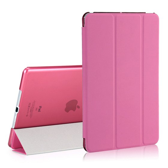 Microsonic Apple iPad 9.7 2018 (A1893-A1954) Smart Case ve arka Kılıf Pembe