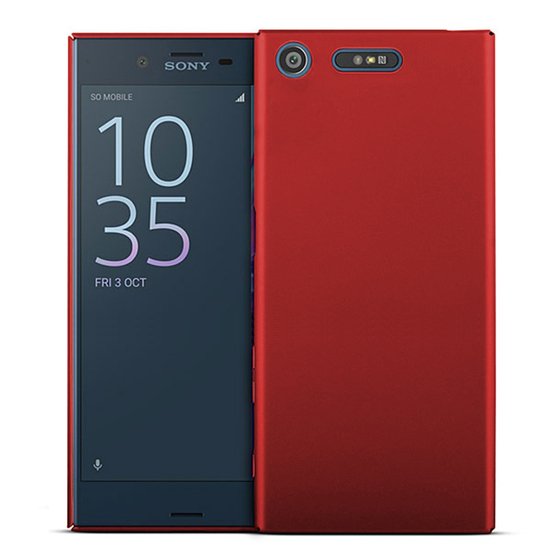 Microsonic Sony Xperia XZ1 Kılıf Premium Slim Kırmızı