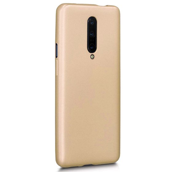 Microsonic Matte Silicone OnePlus 7 Pro Kılıf Gold