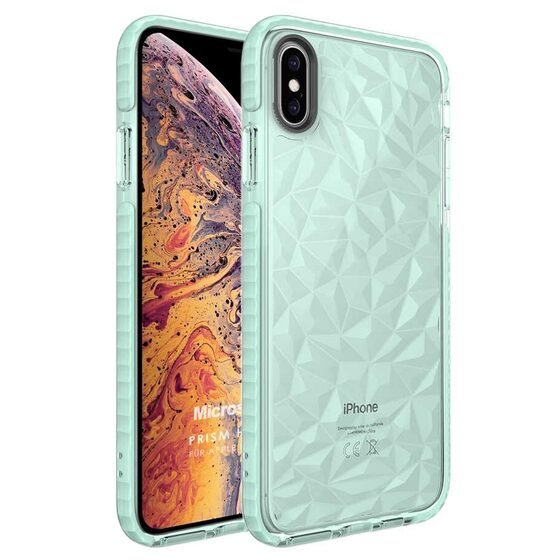 Microsonic Apple iPhone XS Max Kılıf Prism Hybrid Yeşil