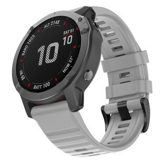 Microsonic Garmin Fenix 7 Kordon Quick Fit Strap Band Gri