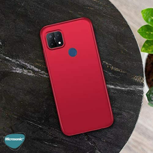 Microsonic Matte Silicone Oppo A15 Kılıf Siyah