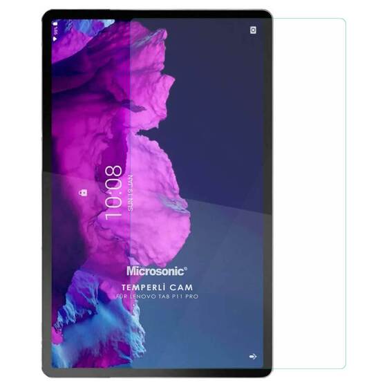 Microsonic Lenovo Tab P11 Pro TB-J706F Tempered Glass Cam Ekran Koruyucu