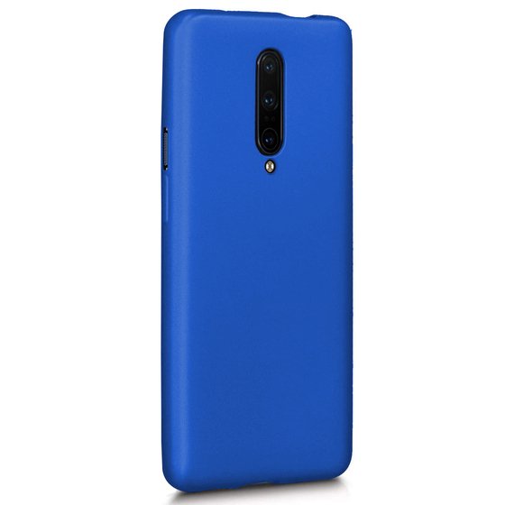 Microsonic Matte Silicone OnePlus 7 Pro Kılıf Mavi