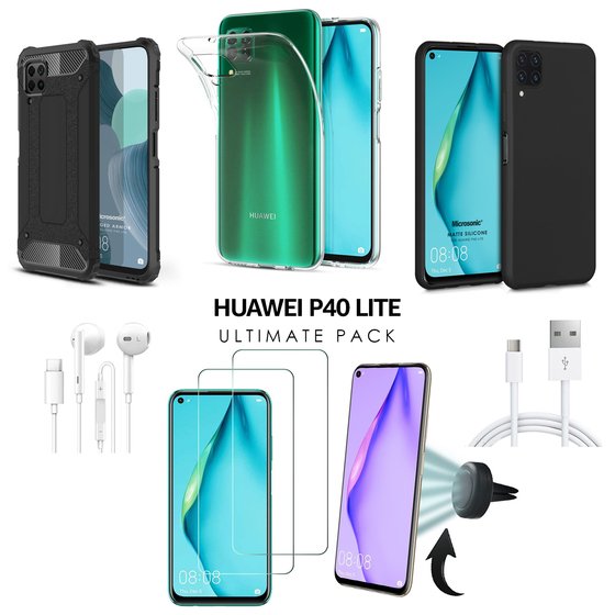 Microsonic Huawei P40 Lite Kılıf & Aksesuar Seti